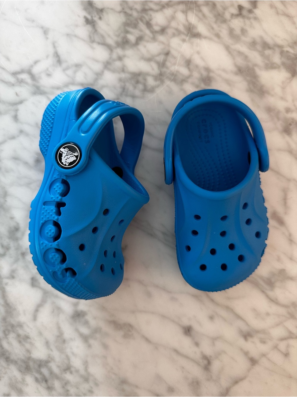 Baby/toddler Blue Crocs Clog Sandals Croc Style Comfort size C6